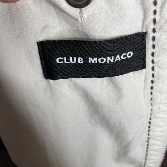 Men | Size M - Club Monaco Brown Sport Coat Blazer Jacket - Picture 7 of 7